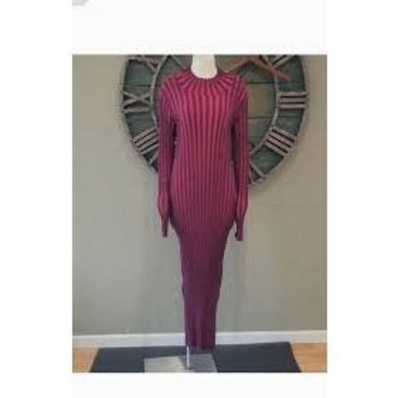 Free People Dresses & Skirts - Free People Beach Striped Ribbed maxi dress